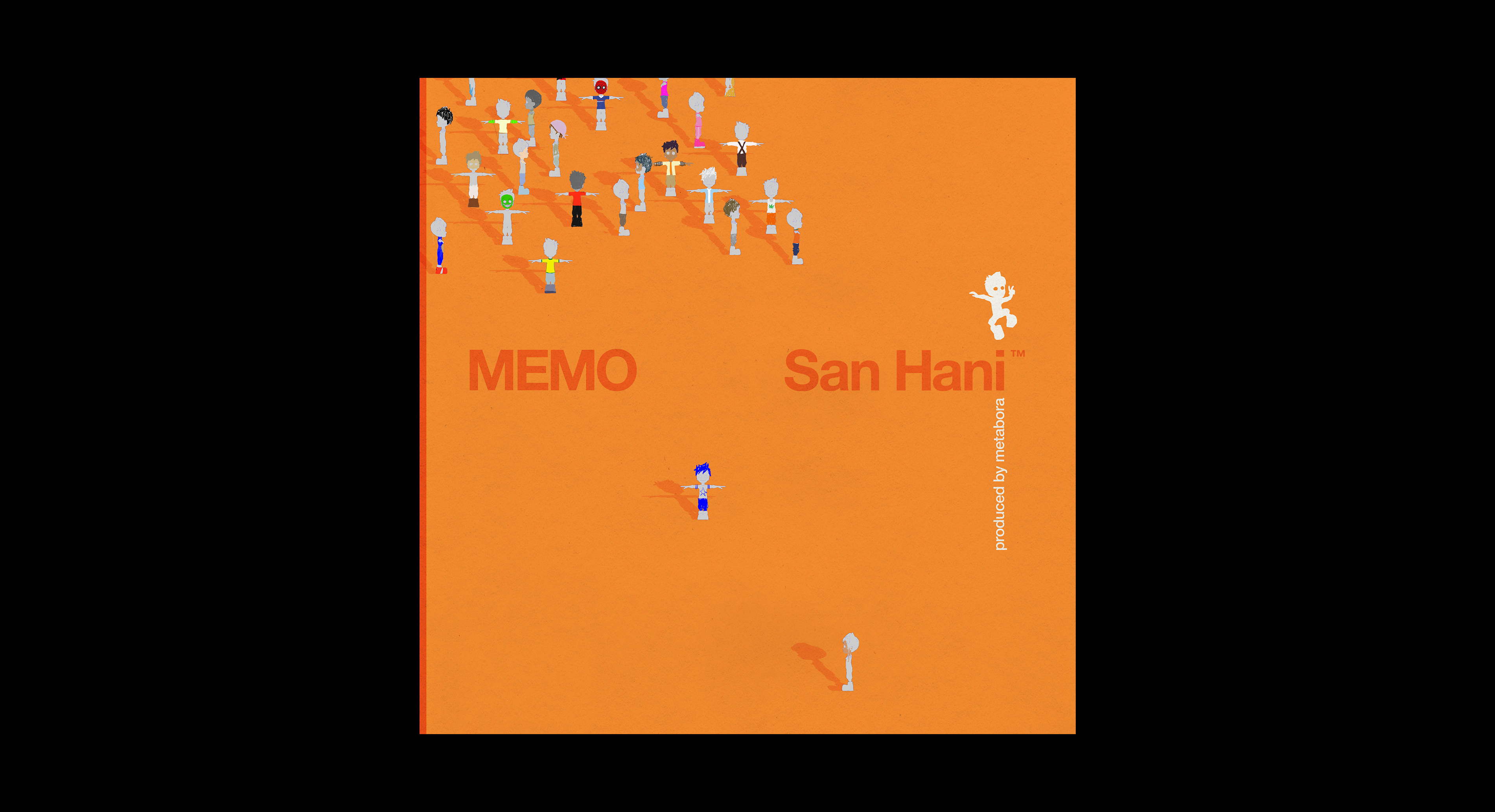 san hani and metabora graphic design for single cover